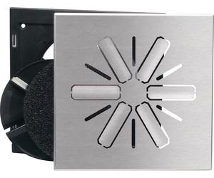 BOSCH Accessoires de ventilation résidentielle AVD 125 Diffuseur à jet giratoire pour air soufflé, DN 125 - 7738112054
