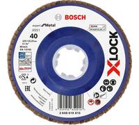 Bosch Accessoires Disque de ponçage 2608619815 X551 Diamètre de 125 mm de Diamètre de trou 22.23 mm, 1 pièce