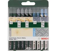 Bosch Lames de scie sauteuse 2609256746 – Lot 10 pièces Bois & Métal