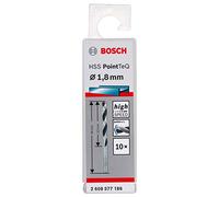 Bosch Foret hélicoïdal HSS PointTeQ pour métal 1,8 mm – Pack de 10
