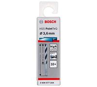 Bosch Accessories 10x forets hélicoïdaux HSS PointTeQ (pour métal, 3,6 x 39 x 70 mm, accessoires pour perceuses-visseuses)