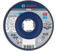 Bosch Accessories 1x Plateau à lamelles X571 Best for Metal X-LOCK (pour métal, Ø 125 mm, P 120, version bombée, Accessoires Meuleuse Angulaire)