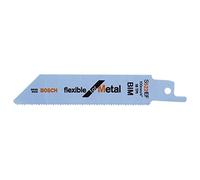 Bosch Lame de scie-sabre S 522 EF bimétal, flexible pour métal, 100 x 19 x 0,9 mm, 2 pièces