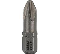 Bosch Accessories 25 Pièces Jeu de Embouts de Vissage Extra Dure pour Vis Cruciformes, PH2 Epaisseur, 25mm Longueur