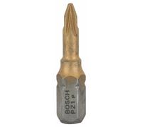 Bosch Accessories 25 Pièces Jeu de Embouts de Vissage Max Grip pour Vis Cruciformes, PH1 Epaisseur, 25mm Longueur