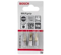 Bosch Accessories 2607001751 Lot de 3 embouts pour têtes fendues