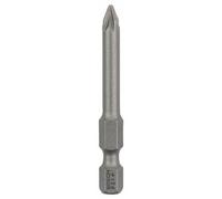 Bosch Accessories 2607002505 2607002505-Punta de atornillar Pz1 Extradura E: 49 mm: 25 uds, Gris