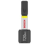 BOSCH Embout PRO Torx Impact, T20, 25 mm, Présentoir, 10 x 25 pieces 2607002805