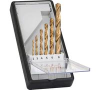 Bosch Accessories 2607010530 Coffret de forets à métaux au titane HSS-TIN Robust Line Ã˜ 2/3/4/5/6/8 mm