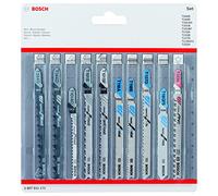 Bosch Accessories 2607011171 SET de lames de scie sauteuse tout en un, 10 pièces 10 pc(s)