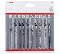 Bosch Accessories 2607011172 SET de lames de scie sauteuse Clean Precision, 10 pièces 10 pc(s)