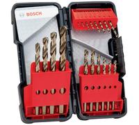 Bosch Accessories 2607017047 HSS-Co Jeu de forets pour le métal 18 pièces 1 mm, 1.5 mm, 2 mm, 2.5 mm, 3 mm, 3.5 mm, 4 mm, 4.5 mm