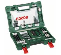 Coffret V-Line 68 pièces BOSCH pour perçage et vissage avec cutter, tige magnétique et renvoi d’angle - 2607017191