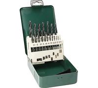 Bosch Accessories 2607019435 HSS Jeu de forets pour le métal 19 pièces laminé au rouleau DIN 338 tige cylindrique 1 set