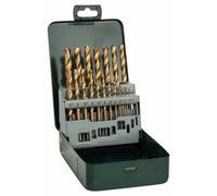 Bosch Accessories 2607019437 HSS Jeu de forets pour le métal 19 pièces TiN DIN