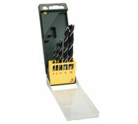 Bosch Accessories 2607019440 Jeu de forets pour le bois 5 pièces 4 mm, 5 mm, 6 mm, 8 mm, 10 mm tige cylindrique 1 set