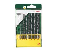 BOSCH jeu de 10 forets à métaux HSS-R 2607019442