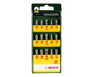 Bosch Accessories 2607019453 Coffret d'embouts pour Visseuse 16 pièces