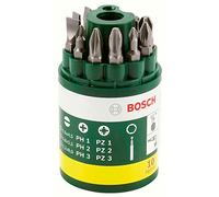Bosch Embouts de vissage 2 607 019 454 - Jeu 10 pièces (vis à fente, cruciforme Phillips, Pozidriv)