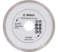 Bosch Accessories 2607019472 Lame circulaire diamant pour Carrelage 115 mm Argent