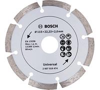 Bosch Disque à tronçonner diamanté pour matériaux de construction, Ø 115mm - 2607019474