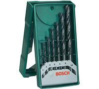 Bosch Accessories 2607019673 Set de 7 forets à métaux mini-X-Line Diamètre 2/3/4/5/6/8/10 mm Noir
