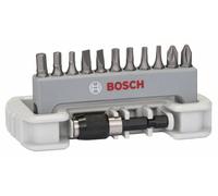 Bosch Accessories 2608522131 Jeu d'embouts 12 pièces vis à fente, cruciforme Phillips, vis Pozidriv, 6 pans intérieurs, 6 pans