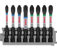 Bosch Accessories 2608522328 2608522328 Embout cruciforme Propulseur: 1/4 (6.3 mm) Sortie: cruciforme Phillips, vis Pozidriv PH 1, PH 2, PH 3, PZ 2, PZ 3 50 mm