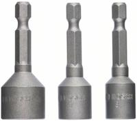 Bosch Accessories 2608551078 Douille 8 mm, 10 mm, 13 mm Propulseur 6 pans 50 mm 1 set