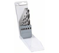 Bosch Accessories 2608577346 HSS Jeu de forets pour le métal 6 pièces 2 mm, 3 mm, 4 mm, 5 mm, 6 mm, 8 mm, 10 mm DIN 338 tige