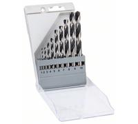 Bosch Accessories 2608577348 Jeu de forets pour le métal 1 mm, 2 mm, 3 mm, 4 mm, 5 mm, 6 mm, 7 mm, 8 mm, 9 mm, 10 mm 1 set