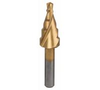 Bosch Accessories 2608587429 HSS Foret étagé 4 - 12 mm TiN Longueur totale 50 mm tige à 3 surfaces 1 pc(s)