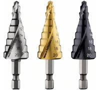 Bosch Accessories 2608587433 HSS Foret étagé Longueur totale 70.5 mm TiN 1/4 (6,3 mm) 1 pc(s)