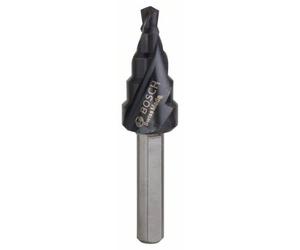 Bosch Accessories 2608588064 HSS Foret étagé Longueur totale 50 mm TiAIN tige à 3 surfaces 1 pc(s)