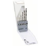 Bosch Accessories 2608595525 Jeu de forets pour le bois 5 pièces 2 mm, 3 mm, 4 mm, 5 mm, 6 mm 1/4 (6,3 mm) 1 set G