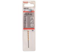 Bosch Accessories 2608596676 Foret à métaux rectifié HSS-TIN DIN 338 Ã˜ 2,5 mm