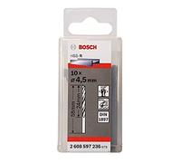 Bosch Accessories 2608597236 Foret à carrosserie laminé HSS-R DIN 1897 Ã˜ 4,5 mm 10 pièces