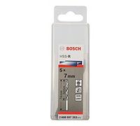 Bosch Accessories 2608597253 Foret à carrosserie laminé HSS-R DIN 1897 Ã˜ 7 mm 5 pièces