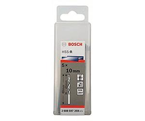 Bosch Accessories 2608597259 Foret à carrosserie laminé HSS-R DIN 1897 Ã˜ 10 mm 5 pièces