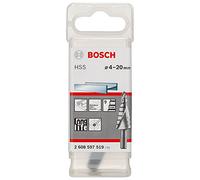 Bosch Accessories 2608597519 HSS Foret étagé 4 - 20 mm Longueur 70.5 mm tige à 3 surfaces 1 pc(s)