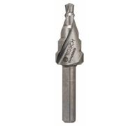 Bosch Accessories 2608597518 HSS Foret étagé 4 - 12 mm Longueur totale 50 mm tige à 3 surfaces 1 pc(s)