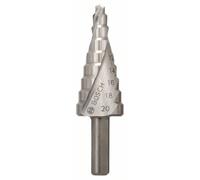 Bosch Accessories 2608597519 HSS Foret étagé Longueur totale 70.5 mm tige à 3 surfaces 1 pc(s)