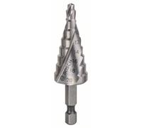 Bosch Accessories 2608597524 HSS Foret étagé 4 - 20 mm Longueur totale 70.5 mm 1/4\ (6,3 mm) 1 pc(