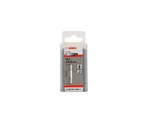 Bosch Accessories 2608597600 Foret à métaux à double pointe rectifié HSS-G Ã˜ 6,5 mm 10 pièces