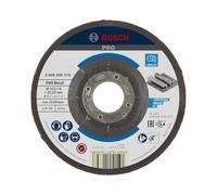Bosch Accessories 2608600218 Meule à ébarber à moyeu déporté expert for metal A 30 T BF 115 mm 6,0 mm, Gris