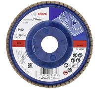 Bosch Disque segmenté 2608601270 X431 115 mm Ø de perçage 22,33 mm Grain 40 acier