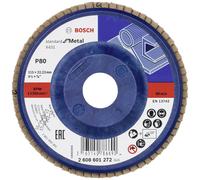 Bosch Accessories 2608601272 X431 Disque segmenté Diamètre 115 mm Ø de perçage 22.33 mm Grain 80 acier