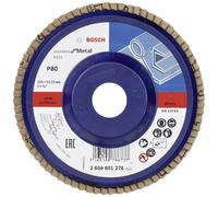 Bosch Accessories 2608601276 X431 Disque segmenté Diamètre 125 mm Ø de perçage 22.33 mm Grain 80 acier
