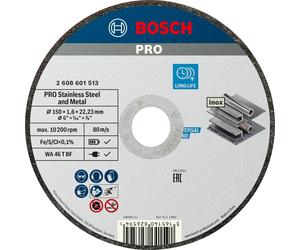 Bosch Accessories 2608601513 2608601513 Disque à tronçonner 150 mm INOX