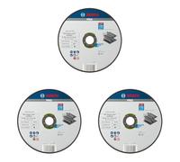 Bosch Accessories 2608603406 Disque à tronçonner à moyeu plat expert for inox rapido AS 46 T inox BF 180 mm 1,6 mm (Lot de 3)